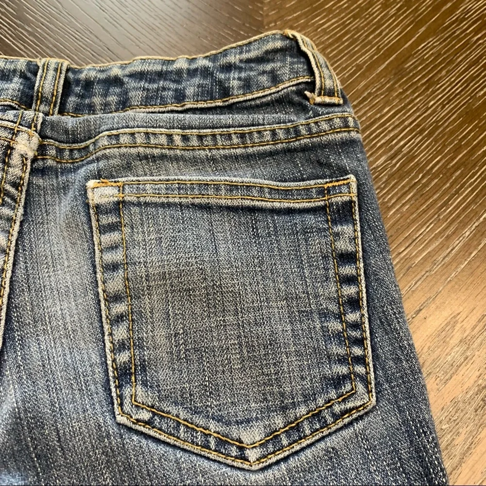 Old Navy denim faded hipster slim bootcut Jeans Size 10 slim